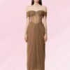 Bronze Siren Corset Gown
